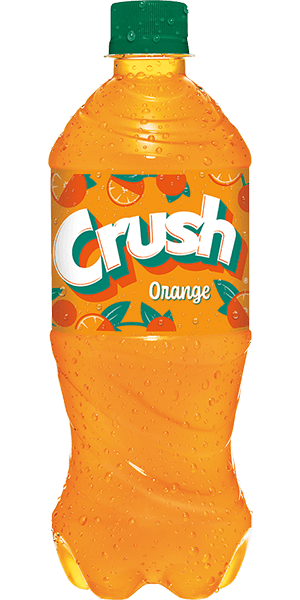 Crush Crush Orange Soda Made with Sugar, 12 Fl Oz Glass Bottles, 4